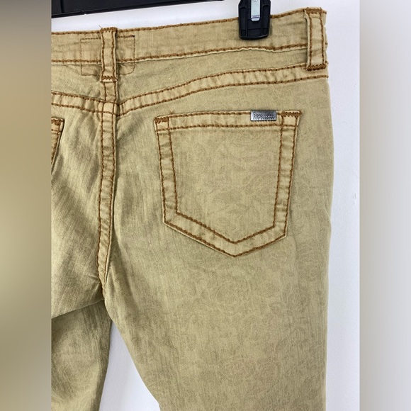 Dear John size 31 Women’s Green Floral Denim Joyrich Comfort Skinny Jeans - Picture 5 of 8